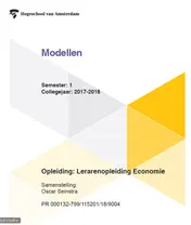 Omslag van semester: 1 collegejaar: 2017-2018