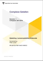 Omslag van Semester: 1 Collegejaar: 2017-2018