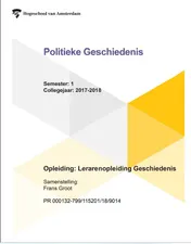 Omslag van Semster: 1 Collegejaar: 2017-2018