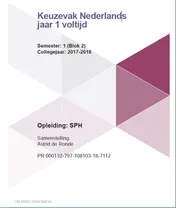 Omslag van Opleiding: SPH