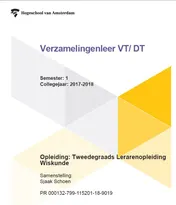 Omslag van semester 1 collegejaar 2017-2018