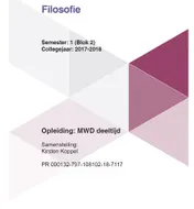 Omslag van Semester 1 (Blok 2) Collegejaar 2017-2018