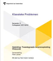 Omslag van Klassieke problemen
