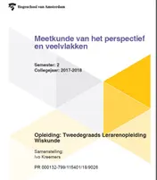 Omslag van Meetkunde van het perspectief en veelvlakken