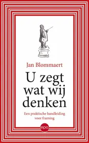 Omslag van U zegt wat wij denken