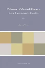 Omslag van L'adversus colotem di plutarco