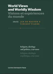 Omslag van World views and worldly wisdom; Visions et expériences du monde