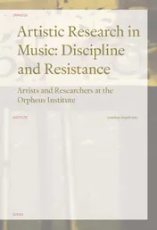 Omslag van Artistic Research in Music: Discipline and Resistance