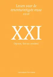 Omslag van Opinie, feit en oordeel