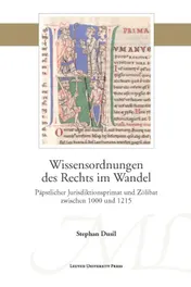 Omslag van Wissensordnungen des Rechts im Wandel