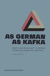 Omslag van As German as Kafka
