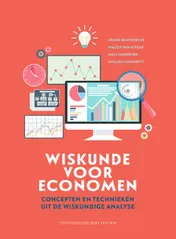 Omslag van Wiskunde voor economen: concepten en technieken uit de wiskundige analyse