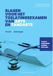 Omslag van Slagen voor het toelatingsexamen van arts en tandarts