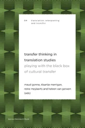 Omslag van Transfer Thinking in Translation Studies