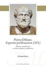 Omslag van Pietro d’Abano, Expositio problematum (XIX)
