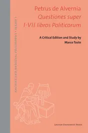 Omslag van Questiones super I-VII libros Politicorum