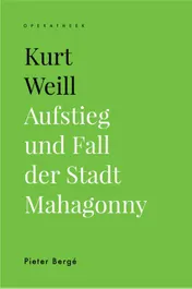 Omslag van Kurt Weill