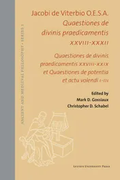 Omslag van Quaestiones de divinis praedicamentis XXVIII-XXXII