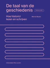 Omslag van De taal van de geschiedenis - herziene editie