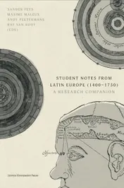 Omslag van Student Notes from Latin Europe (1400–1750)
