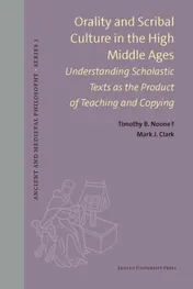 Omslag van Orality and Scribal Culture in the High Middle Ages