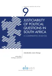 Omslag van Justiciability of Political Questions in South Africa