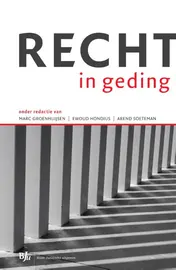 Omslag van Recht in geding