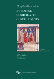 Omslag van Hoofdstukken uit de Europese codificatiegeschiedenis