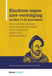 Omslag van Klachten tegen niet-vervolging (artikel 12 Sv-procedure)
