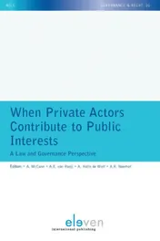 Omslag van When private actors contribute to public interests