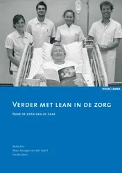 Omslag van Verder met lean in de zorg