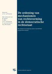 Omslag van De ordening van mechanismen van rechtsvorming in de democratische rechtsstaat