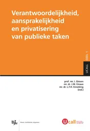 Omslag van Verantwoordelijkheid, aansprakelijkheid en privatisering van publieke taken