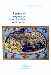 Omslag van Freedom of expression in a pluralistic world order