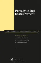 Omslag van Privacy in het bestuursrecht