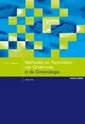 Omslag van Methoden en technieken van onderzoek in de criminologie