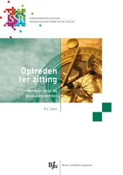 Omslag van Optreden ter zitting