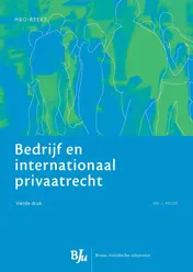 Omslag van Bedrijf en internationaal privaatrecht
