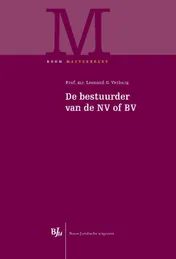Omslag van De bestuurder van de NV of BV