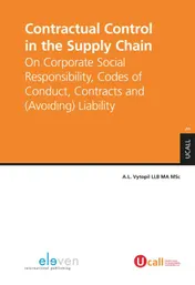 Omslag van Contractual control in the supply chain