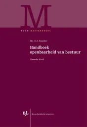Omslag van Handboek openbaarheid van bestuur