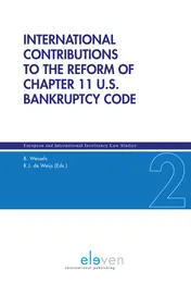 Omslag van International contributions to the the reform of chapter 11 U.S. bankruptcy code