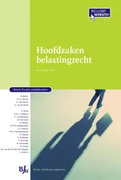 Omslag van Hoofdzaken belastingrecht