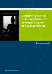 Omslag van De beleving van het elektronisch toezicht in vergelijking met de gevangenisstraf
