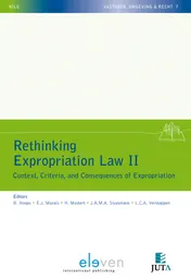 Omslag van Rethinking expropration law ii: context, criteria, and consequences of expropriation