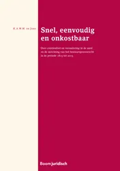 Omslag van Snel, eenvoudig en onkostbaar