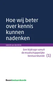 Omslag van Hoe wij beter over kennis kunnen nadenken