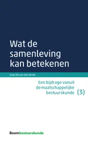 Omslag van Wat de samenleving kan betekenen