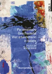 Omslag van Parlementaire Geschiedenis Wet arbeidsmarkt in balans
