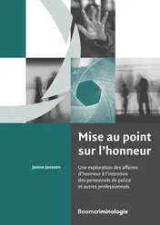 Omslag van Mise au point sur l'honneur